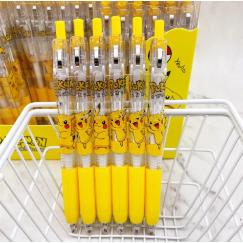 Bút bi bấm chuột vàng BBB27 viết cute dễ thương