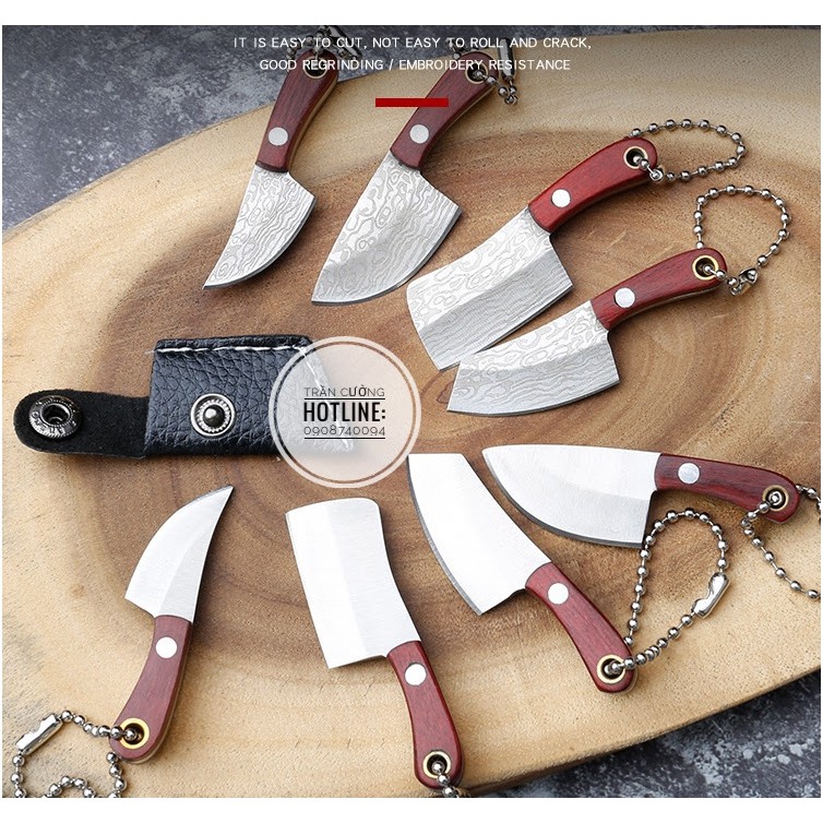 Dao bếp mini EDC tỉ lệ 1/12 nhỏ gọn