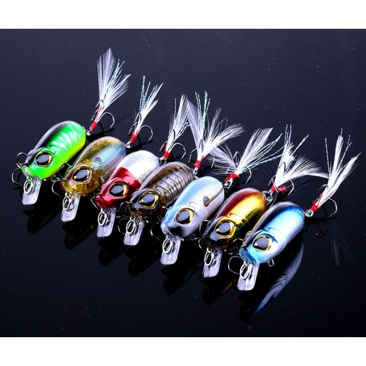 Mồi câu lure 3D siêu đẹp - mồi câu cá lóc 8g/5.5cm