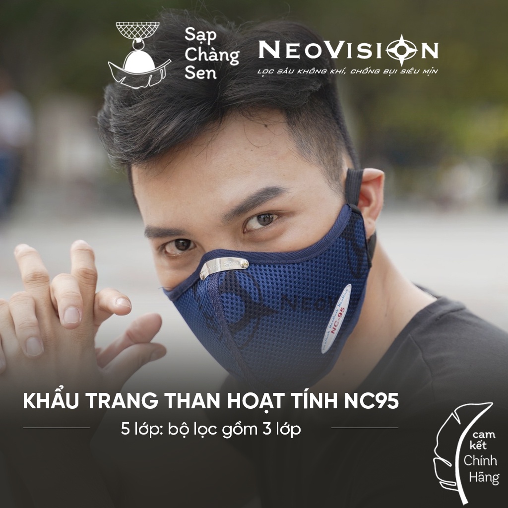 Khẩu Trang Than Hoạt Tính NeoMask NC95 (NeoVision)