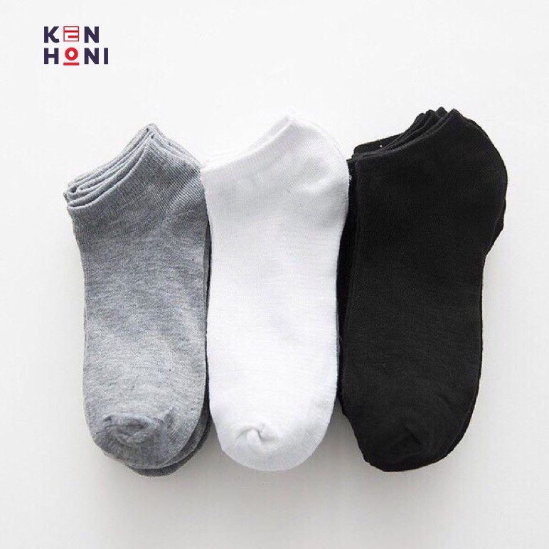 Tất Nam Cổ Trung Kenhoni Chất Cotton Cao Cấp Kháng Mùi Kháng Khuẩn