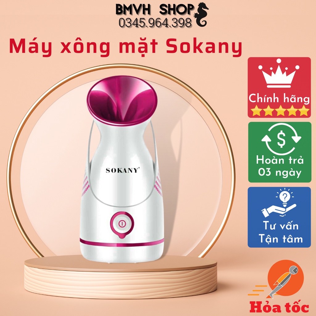 Máy xông hơi mặt mũi SPA Sokany ZJ-608 hoa quả - Chống Lão Hóa, Xóa Mờ Nếp Nhăn và Mụn - Hàng chính hãng