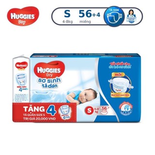 Tã Dán Sơ Sinh Huggies S30/S56 ( Dành cho trẻ 4-8 kg )