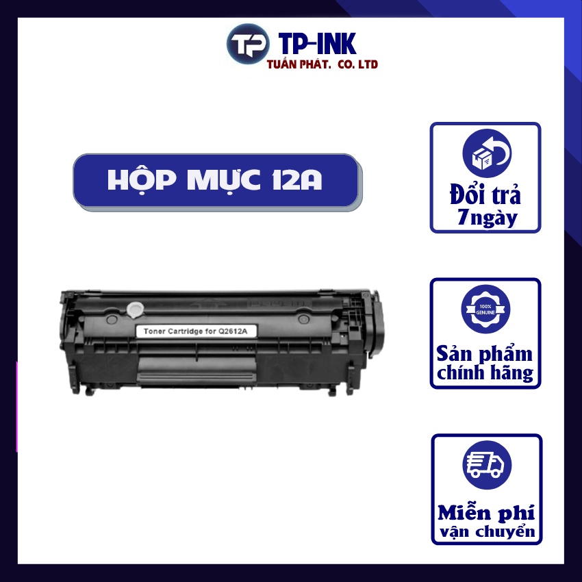 Hộp mực của máy in Canon 2900 ,303,12A, hộp mực máy in canon 2900,3000,1010.....Bảo hành 12 tháng