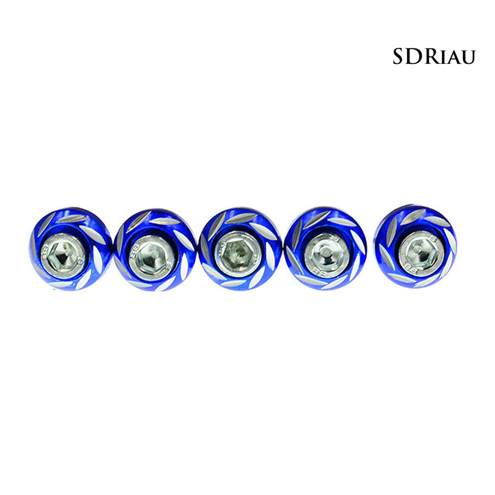 Bộ 5 Ốc Vít Hợp Kim Nhôm 6mm Cho Xe Mô Tô