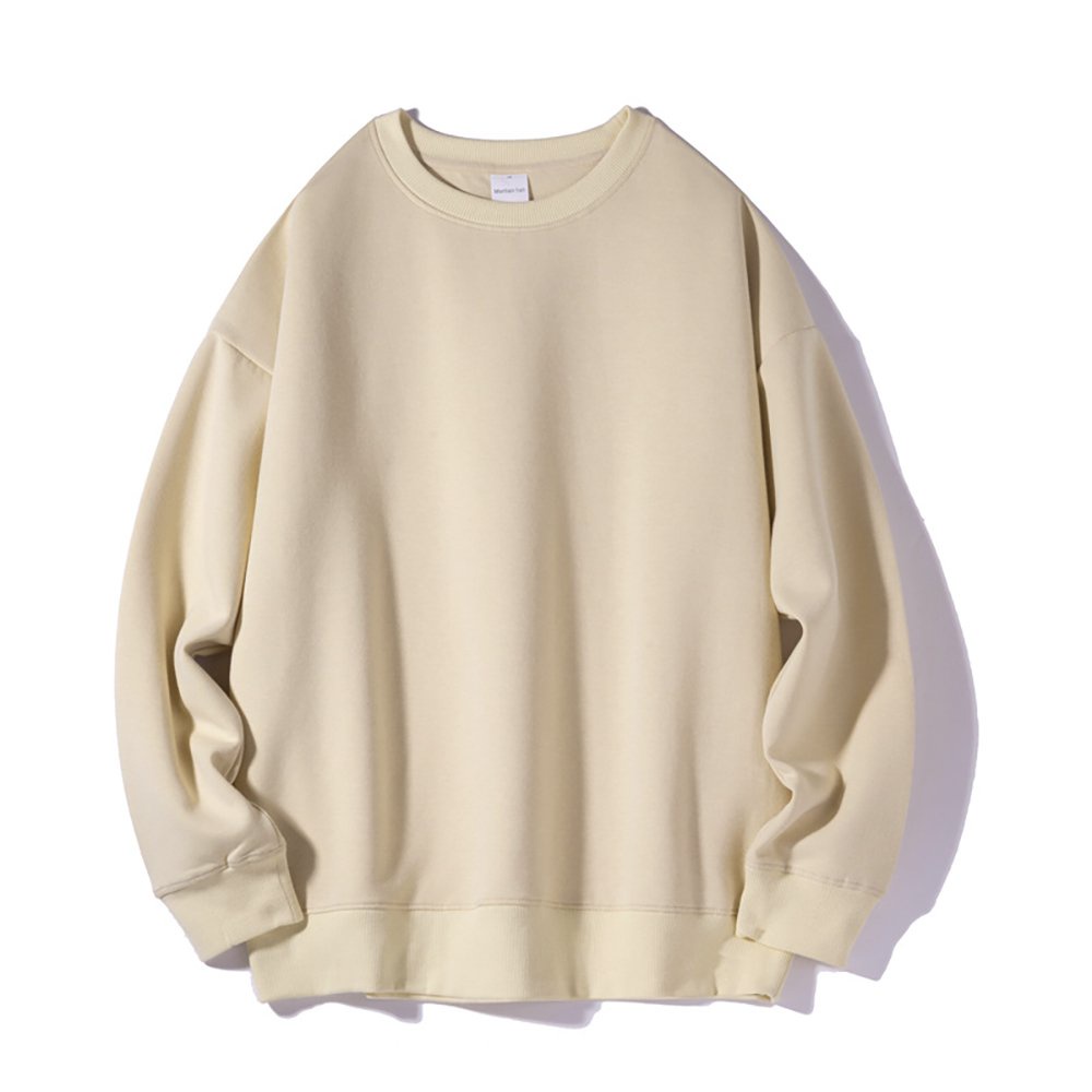 Áo sweater nam nữ nỉ trơn nhiều màu unisex phong cách hàn quốc BIBINO Áo sweater nỉ form rộng dài tay lót nỉ ấm áp