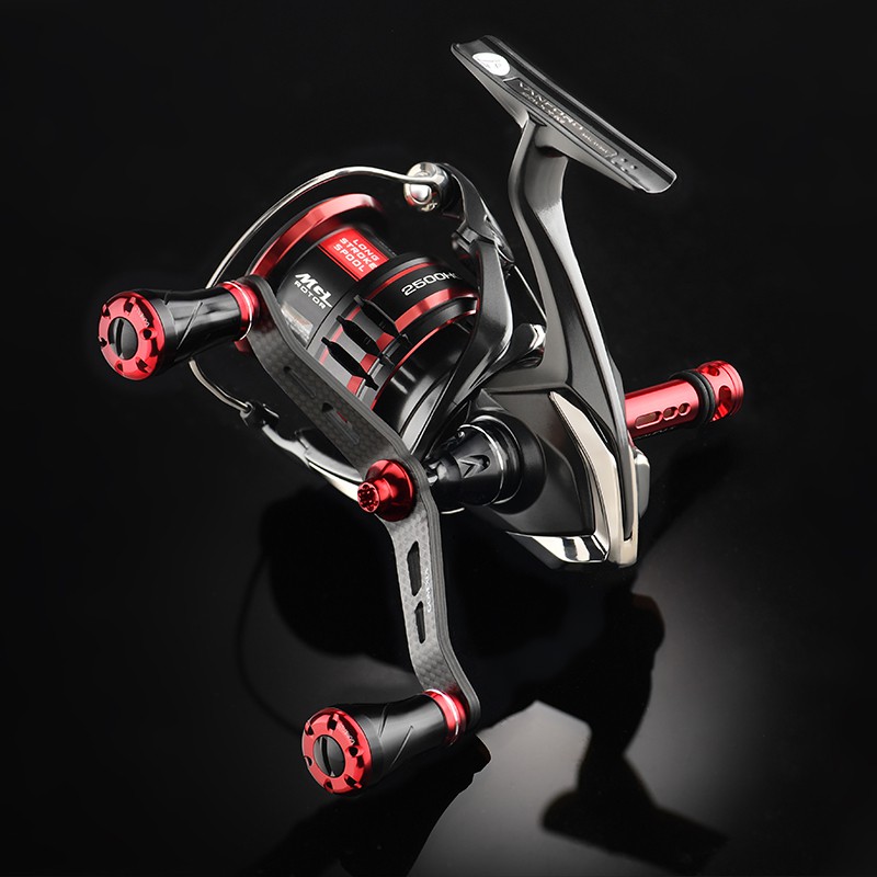 Gomexus 72-98mm Non-Power Handle Carbon Double Handle for Shimano Daiwa Abu Okuma Fishing Reel LCDH