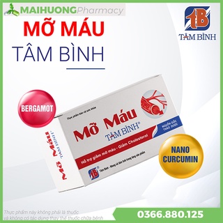 Mỡ Máu Tâm Bình Hỗ trợ giảm mỡ máu, giảm cholesterol và triglyceride