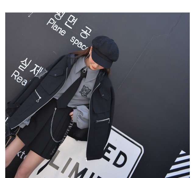 YAS0583-Set áo váy thiết kế hầm hố SNBL girl