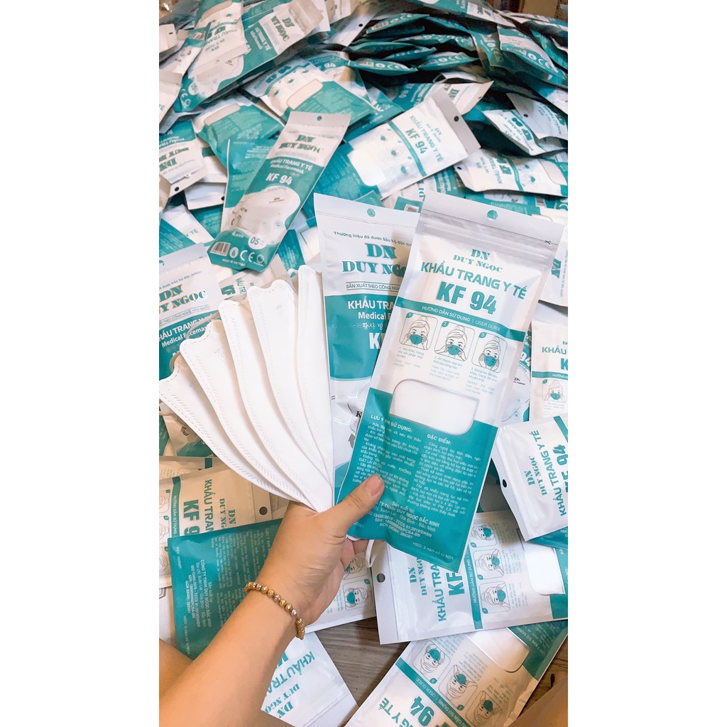 (HÀNG SẴN) 50 CHIẾC KHẨU TRANG 4D KF94 (10TUI) | BigBuy360 - bigbuy360.vn