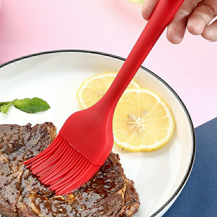 Dụng cụ làm bánh: Chổi quét dầu mỡ, nước sốt - cọ silicon đún liền Cao Cấp loại lớn 26 cm