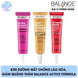 Kem Dưỡng Mắt Chống Lão Hóa, Giảm Quầng Thâm Balance Active Formula 15ml