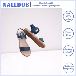 [ĐI HỌC] Giày nữ NALLDOS Sandal nữ sandal học sinh sandal chéo học sinh nữ đế 3cm có 3 màu (Đen, Kem, Bò) thumbnail