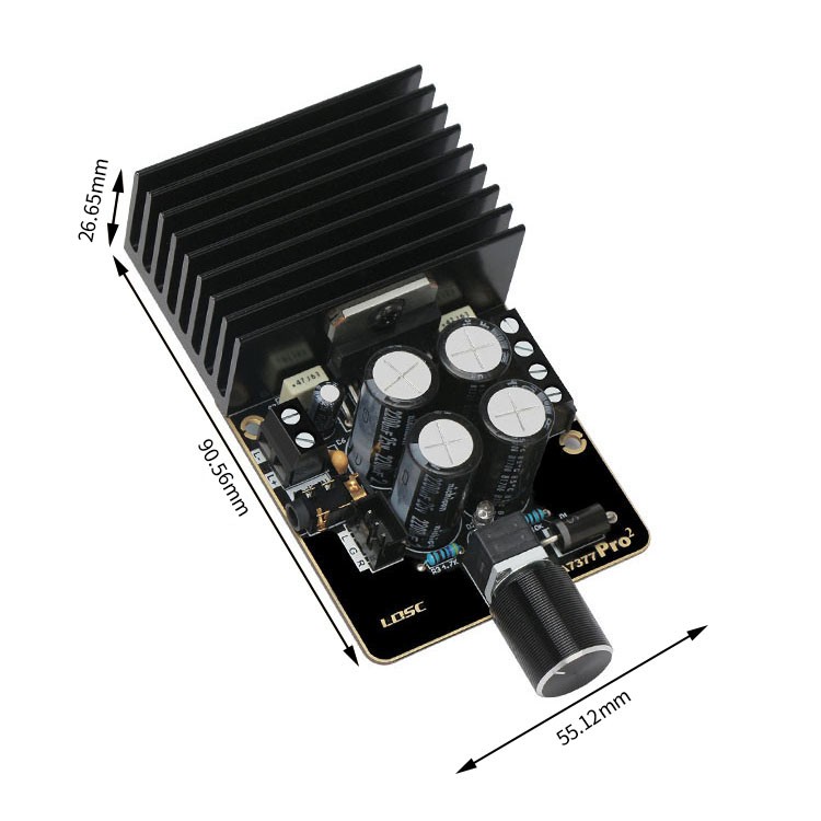 Mạch khuếch đại âm thanh LQSC class AB TDA 7377 35w*35w. DIY ampli cho loa di động hoặc để bàn từ PTD Sound