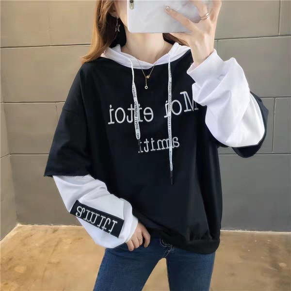 Áo hoodie Nữ phối tay ấn tượng, in chữ Delicate siêu chất - New Hot 2021 | BigBuy360 - bigbuy360.vn