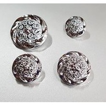 Nút Kiểu áo vest (bạc)