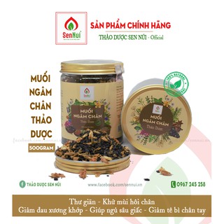 [Thảo dược Sen Núi] Muối ngâm chân thảo dược Sen Núi hũ 500gram