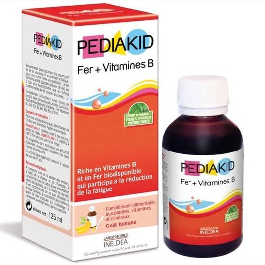 Vitamin bổ sung sắt PEDIAKID FER + VITAMINES B