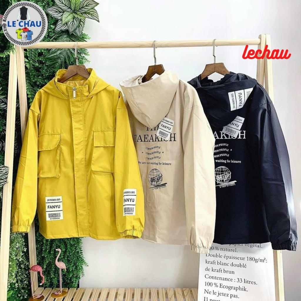 Áo khoác kaki túi hộp form rộng unisex FANYU AKK02 LECHAU thời trang cao cấp