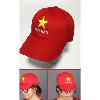 Mũ lưỡi trai thêu sao vàng