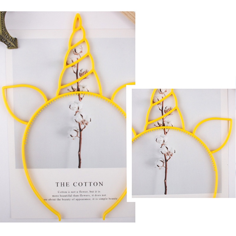 Băng Đô Tai Mèo Đính Sừng Kỳ Lân Đáng Yêu Cho Bé