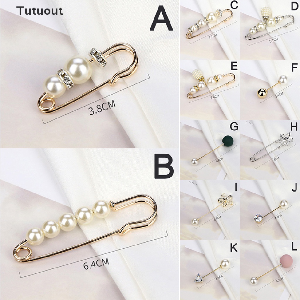 Ghim cài áo hình váy tutu đính ngọc trai giả thời trang