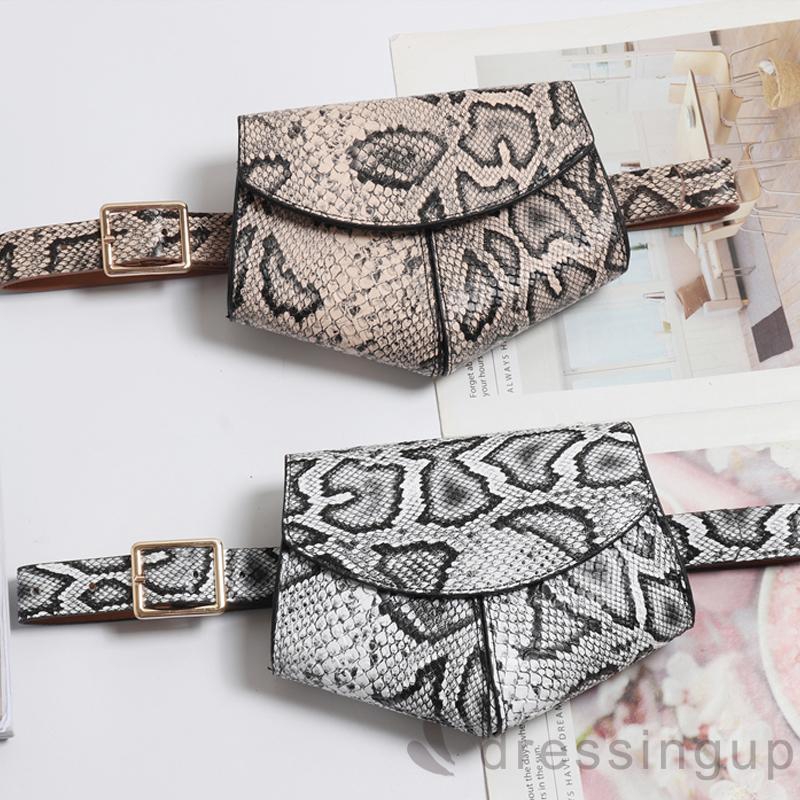 DRESSINGUP-Túi đeo hông giả da thời trang nữ