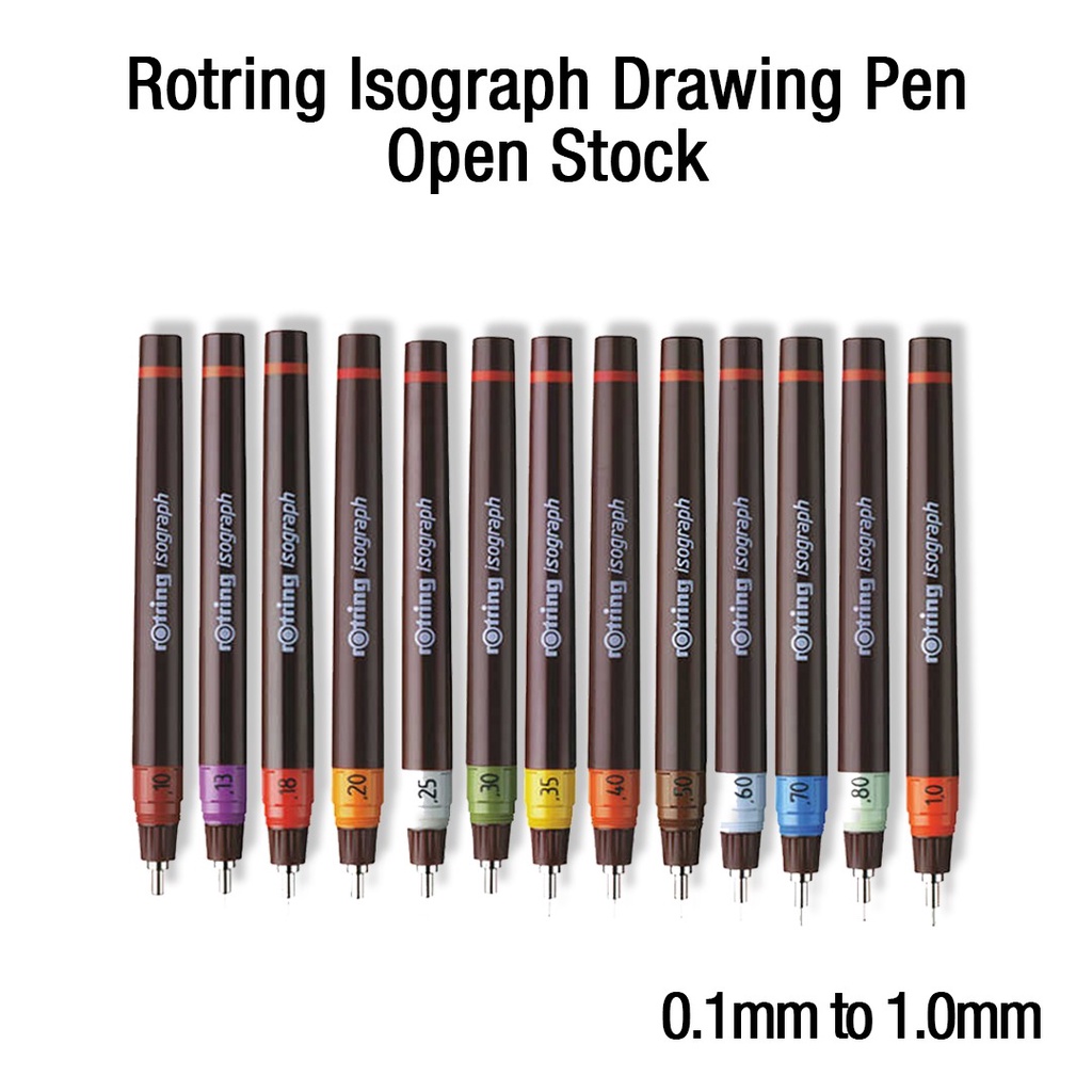 [Lộc's Art Store][Chính hãng]Bút kim kỹ thuật Rotring Isograph chuyên dụng (không kèm mực)