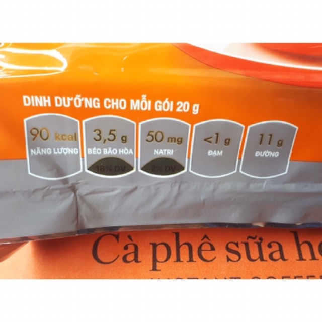 Cafe Sữa Hòa Tan Trần Quang &quot;Good morning&quot; 480gr (24 gói x 20gr)