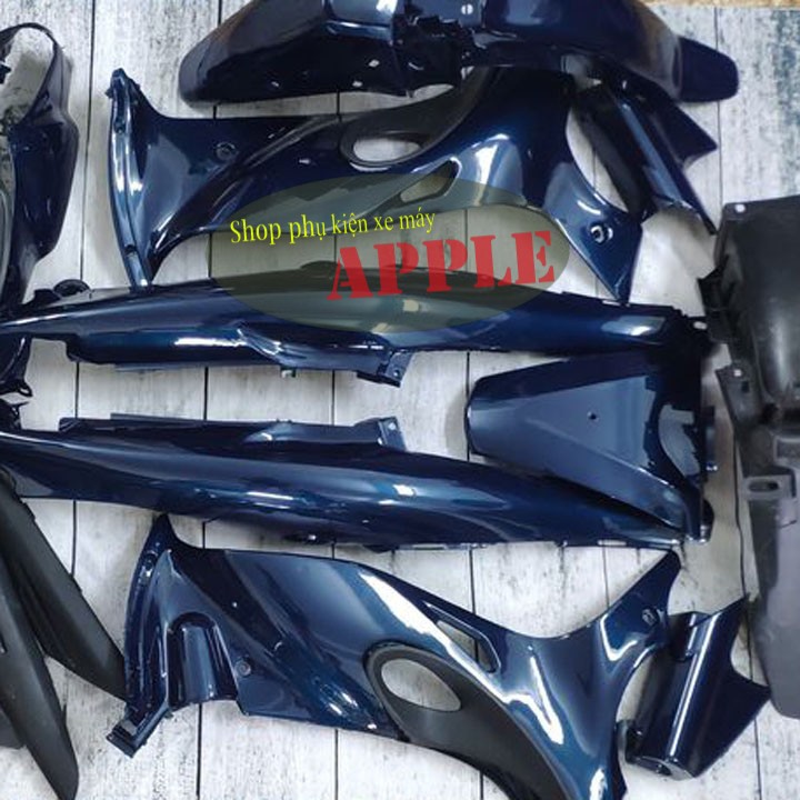 Bộ dàn áo - vỏ nhựa Loại Phanh Đĩa xe JUPITER R ĐỜI 2001 - 2003 màu XANH NHỚT nhựa nguyên sinh ABS siêu bền đẹp