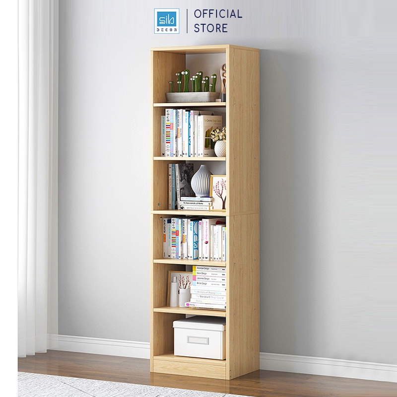 Kệ Sách Để Sàn Gỗ Chống Ẩm Cao Cấp SIB Decor (178 x 40 x 24cm)