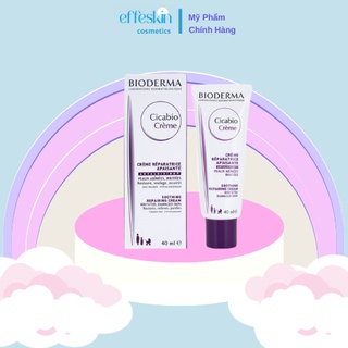 Kem Dưỡng Bioderma Hỗ Trợ Phục Hồi Da Tổn Thương 40ml Cicabio Creme  BẢN PHÁP Effe Skin