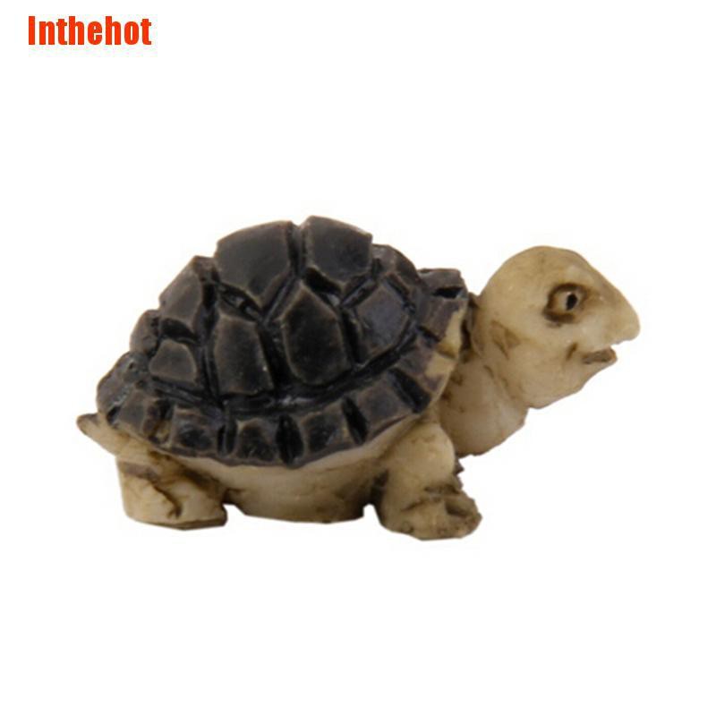 Bộ 2 mô hình rùa mini đáng yêu trang trí sân vườn tiện dụng