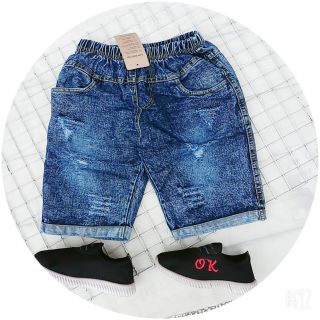 Quần jean lửng bé trai 26-36kg hàng đẹp quần bò bé trai size đại