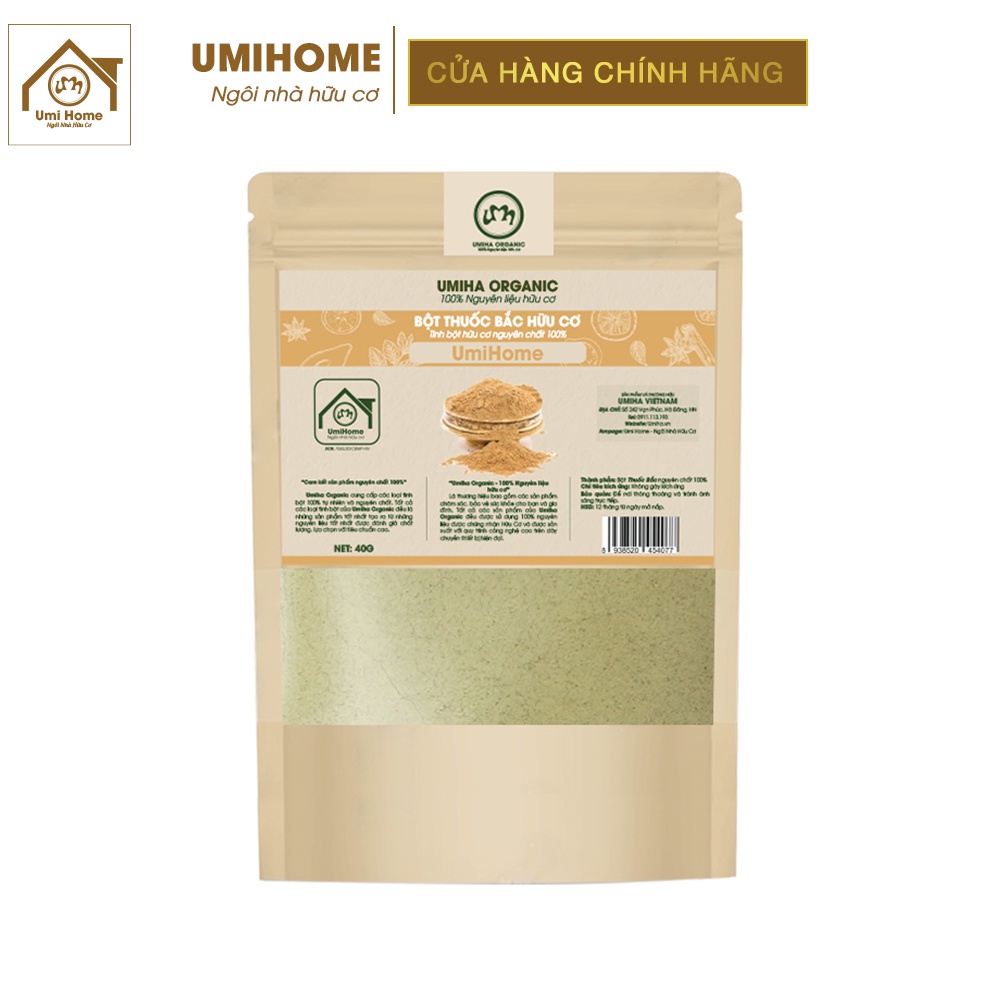 Bột Thảo Dược đắp mặt nạ 24 vị UMIHOME | Herbal Powder 100% Organic 135G