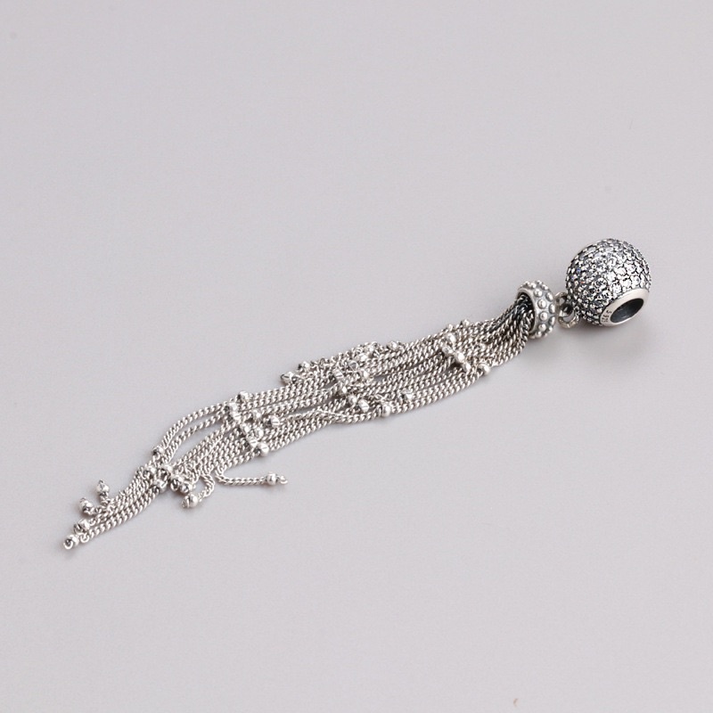 Treo charm tua rua bạc s925 vừa tất cả các vòng tay