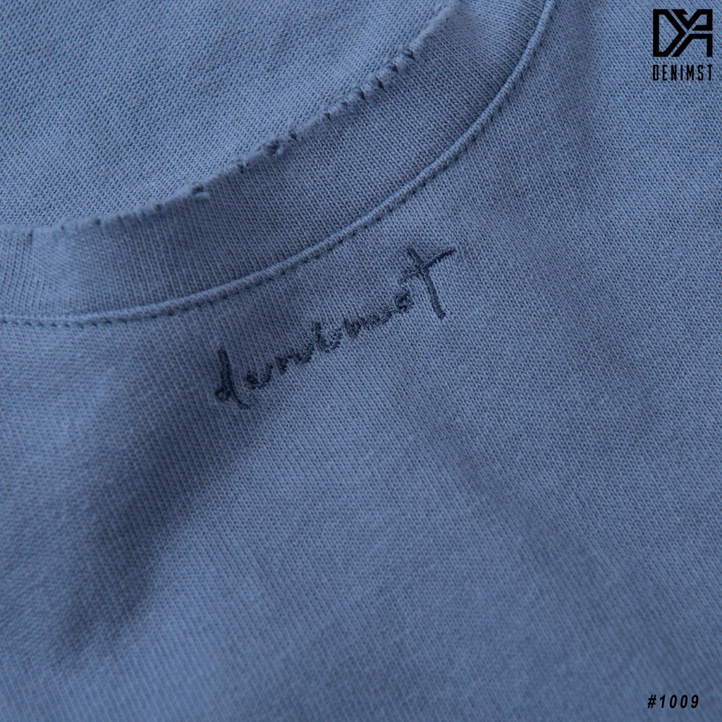 Áo thun nam cotton tay ngắn cổ tròn cao cấp, áo phông nam form rộng đẹp DENIMST 1009 | BigBuy360 - bigbuy360.vn