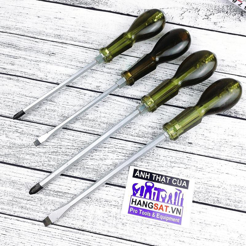 ComBo 4 chiếc Tô vít đóng phi 6mm và 8mm (-)(+) các kích thước dài ngắn(tmh3637a)