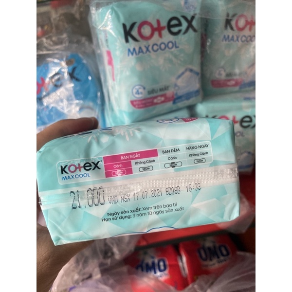 Kotex Maxcool Siêu Mỏng Cánh