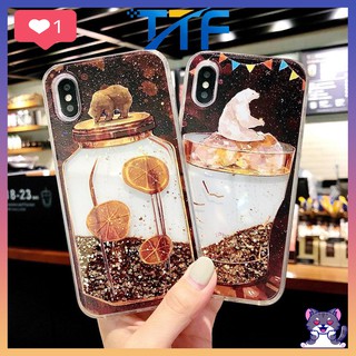 Ốp lưng iphone gấu kim tuyến lưu sa cho iphone 7/8/se/7p/8p/x/xs/xsmax/11/11pro/12/12pro/12promax/12mini