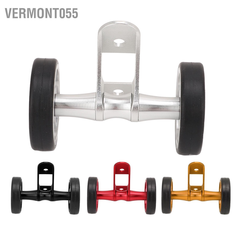 Có thể bán buôn Xe đạp Chắn bùn Easywheel Con lăn Bánh xe đôi cho gấp Brompton Dahon Vermont055 Hàng giao ngay