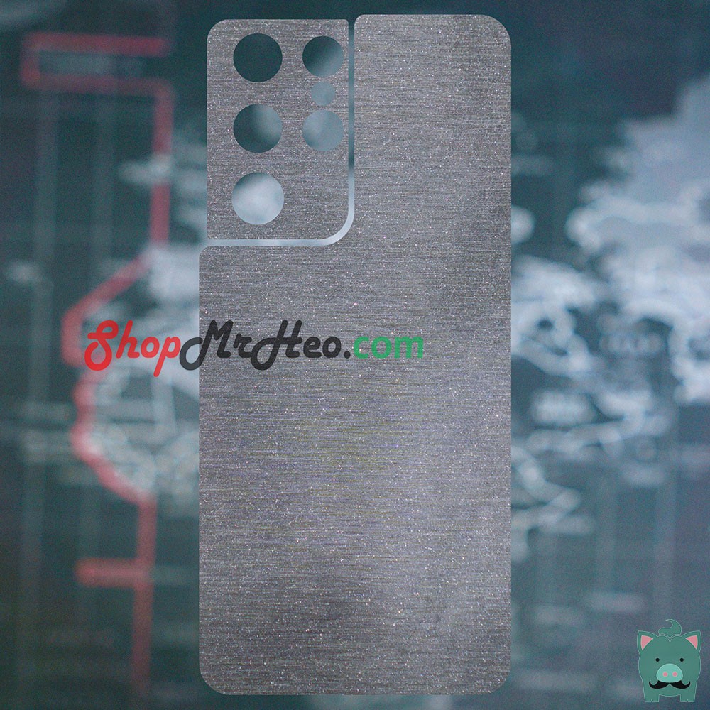 Skin Dán Mặt Sau Lưng Vân Nhôm Samsung Galaxy S21 - S21 Plus - S21+ - S21 Ultra 5G