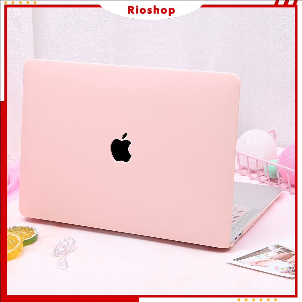 Case Macbook, Ốp Macbook Màu Hồng Pastel nhựa ABS cao cấp - Bảo vệ Macbook toàn diện