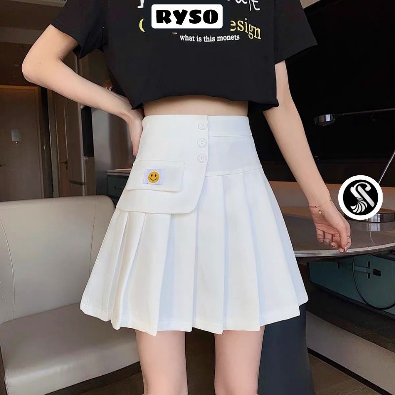 Chân Váy Xếp Ly Ulzzang Hàn Quốc Lưng Cao Phong Cách Tennis Xòe Kểu Xếp Li Ngắn (có quần trong ) | BigBuy360 - bigbuy360.vn