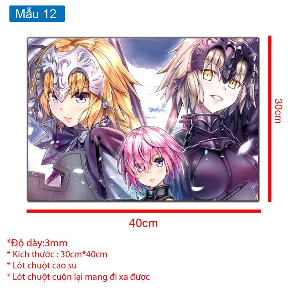 Mousepad Lót chuột A3 – fate/ grand order