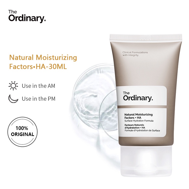 The Ordinary Hydrat Hóa Dưỡng ẩm Với Yếu Tố Giữ ẩm Tự Nhiên + HA  30ml