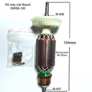Rô to máy mài Bosch GWS6-100 / tặng đôi chổi than