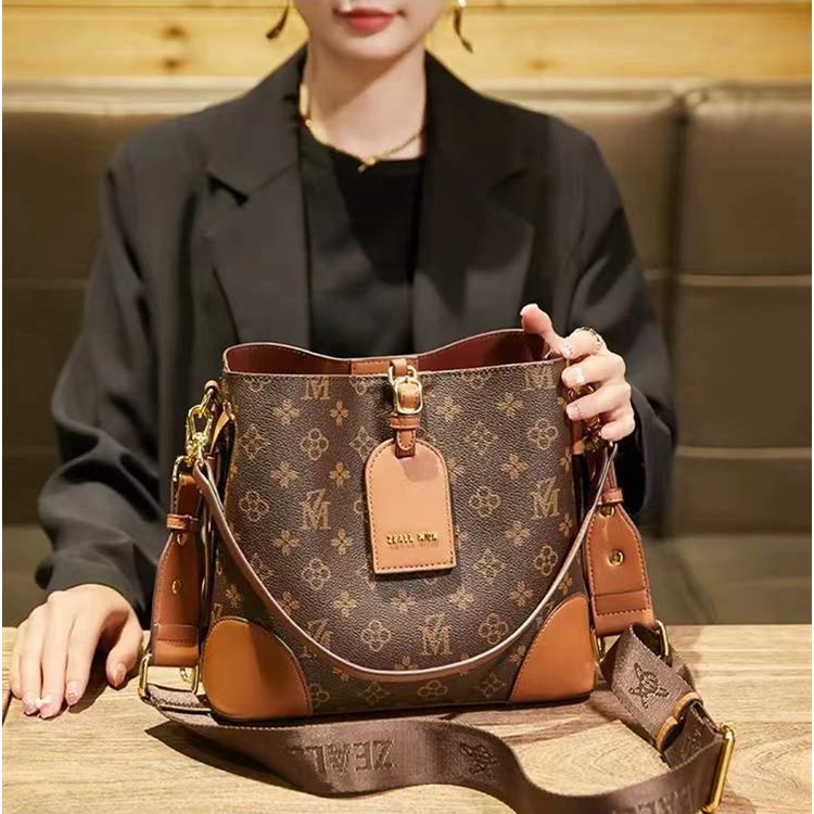 woman bag new fashion large capacity Bucket bag shoulder handbag