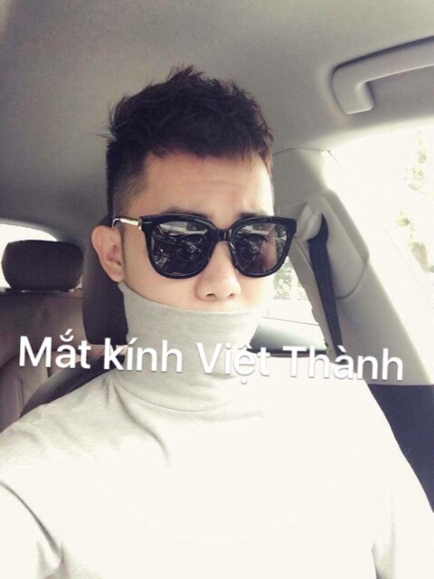 mắt Kính mát nam nữ thời trang unisex chống nắng chuẩn uv400 AN TOÀN cho mắt kính râm chân vàng V4
