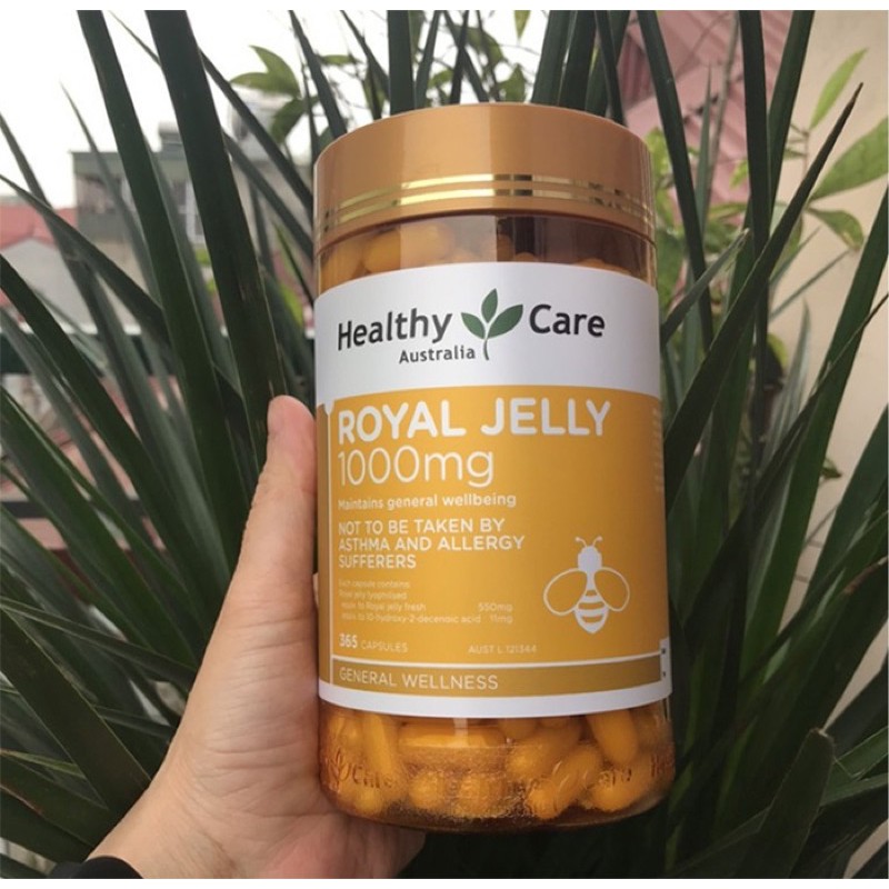 Sữa ong chúa Healthy Care Royal Jelly 1000mg 365 Viên